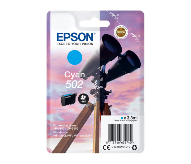 Epson 502 INK Cyan - 505660 - zdjęcie